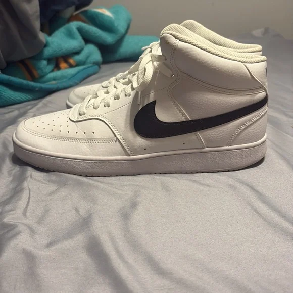 Nike Court Vision Mid "White Black" - Picture 2 of 6